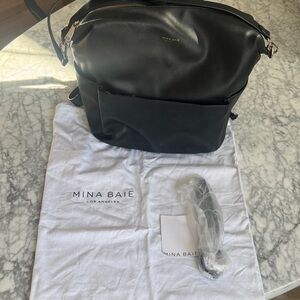 Mina Baie Black Baby Bag